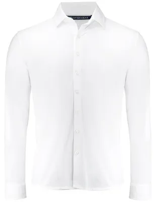 Image de Cutter & Buck - Chemise "Hedley" pour hommes, en Coton, à manches longues, modèle ET894 (XXL) (blanc)