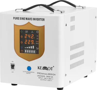 Produktbild von KEMOT PROsinus 2600 USV, 1800W, 24V/230V