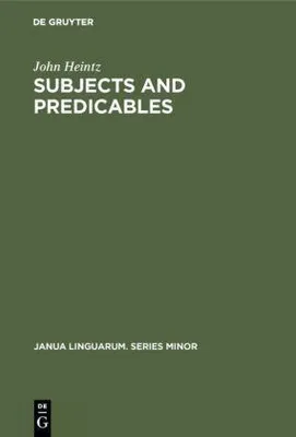 Image de Subjects and Predicables