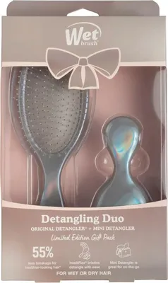 Image de Wetbrush Detangling Duo Chrome - coffret de brosses