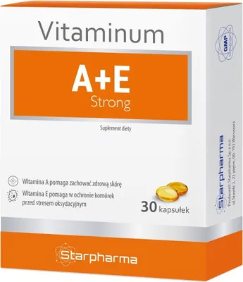 WITAMINA A + E STRONG 30 KAPSUŁEK - STARPHARMA