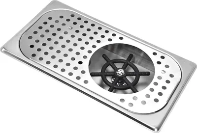 Obrázek produktu pro Automatická myčka šálků s rychlým proplachováním G1/2 Nerezový oplachovač džbánů pro hotelové kavárny HomeFC?12?1 Silver S