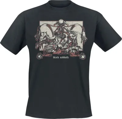 Produktbild von Black Sabbath T-Shirt Herren Sabbath Bloody Sabbath Cover schwarz L