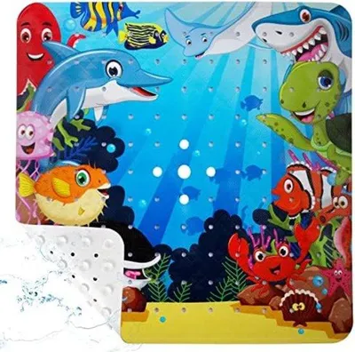 Image de Tapis antidérapant pour salle de bain et baignoire d'enfant
