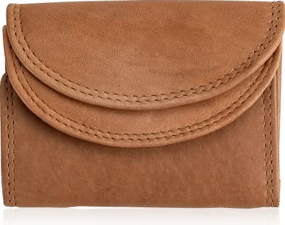 Produktbild von Josephine Osthoff dámská peněženka malá praktická na mince, bankovky a karty pánská peněženka malá a tenká ze 100% pravé kůže, ochrana RFID (204)