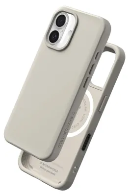 Image de Rhinoshield, coque de protection MagSafe souple et résistante aux chocs pour iPhone 16 Plus SolidX, beige