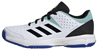 Imagen del producto de Zapatillas de balonmano Adidas Court Stabil Jr para interiores, color azul, talla 35 1/2