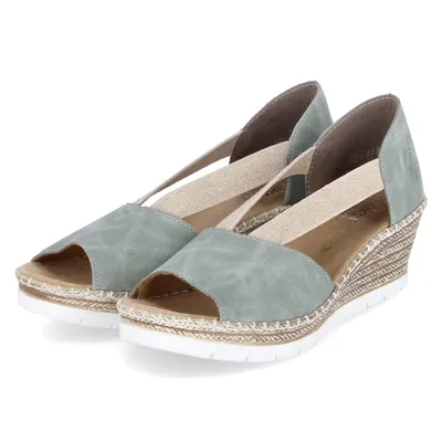 Produktbild von Rieker Damen  Sandalen & Sandaletten grün Gr. 37