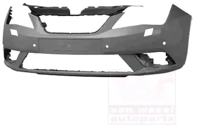 Produktbild von VAN WEZEL Stoßstange Stoßfänger für SEAT Ibiza IV Schrägheck (6J5, 6P1) Grundiert Glatt Schwarz 4924579