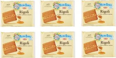 Produktbild von 6x Mulino Bianco Kekse mit Honig Rigoli 800g Kuchen Butterkeks cookies brioche