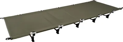 Obrázok produktu pre Skladacia kempingová posteľ, ľahká a prenosná, nosnosť do 150 kg, armádne zelená