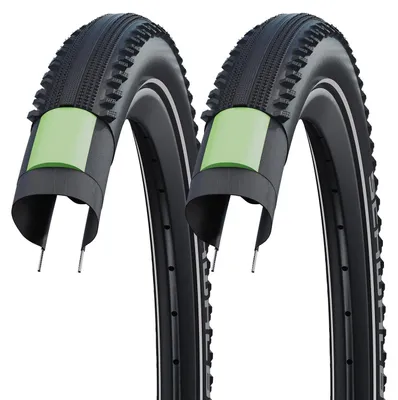 Produktbild von 2x Schwalbe Hurricane DD 62-622 Drahtreifen DoubleDefense 29x2.40 Fahrradreifen