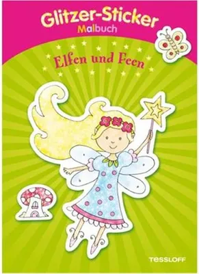 Zdjęcie produktu dla Glitzer-Sticker-Malbuch. Elfen und Feen