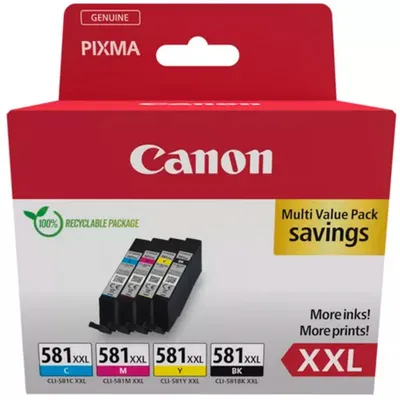 Produktbild von Canon CLI-581XXL BK/C/M/Y Multipack