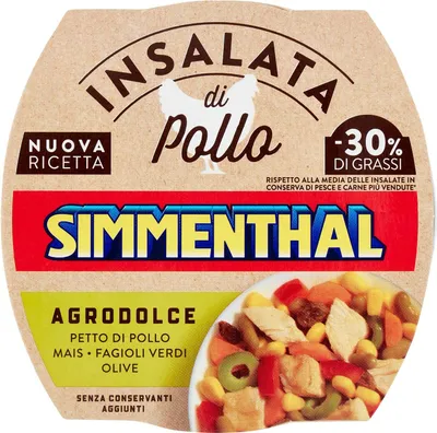 Produktbild von Simmenthal Gustose di Pollo, Verdure in Agrodolce - 160 gr