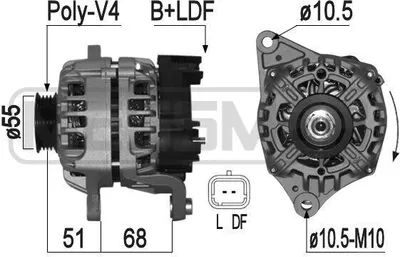 Produktbild von Lichtmaschine Generator 80A