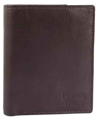 Produktbild von Leonardo Verrelli Herren Geldbörse aus Echtleder. Format 10 x 12 cm.