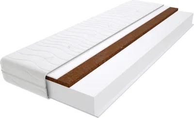 Produktbild von Schaumstoff Matratze 120x140 cm Doppelmatratze, H3 & H4 Komfortschaummatratze 16 cm Hoch Kokosfaser mit Klimafaser, Hypoallergen, HR-Schaum, Wendematratze, Gesteppter & Abnehmbarer Bezug Trento Max