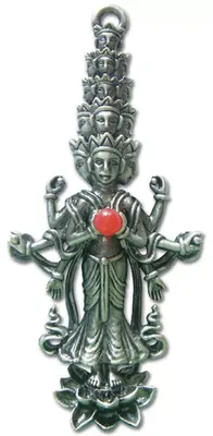 Produktbild von Befreiung Anhänger Schmuck  buddhistisch Buddha Amitabha 39x19mm