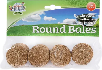 Produktbild von Van Manen Ballen-Set Pressholz rund 4Stk. im Maßstab 1:32