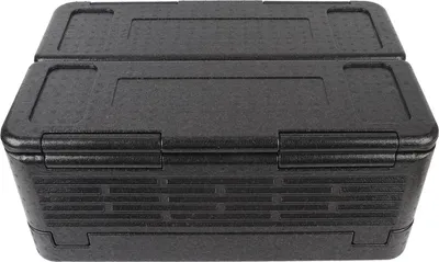 Imagen del producto de Caja aislante para alimentos, 60 litros, gran capacidad, plegable, con aislamiento térmico, ideal para actividades al aire libre, camping y picnics, color