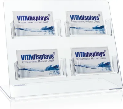 Produktbild von Visitenkartenständer Deluxe (4 Fächer / 2 Etagen)