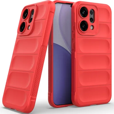 Image de Etui pour Oppo Reno14 Soft TPU Silicone Shockproof Protective Case Rouge