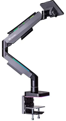 Produktbild von Single RGB Gaming Monitor Arm (schwarz, für Monitore 17" - 49")