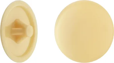Produktbild von Connex Abdeckkappen Ø 12 mm für PZ Schrauben beige - 50 Stk.