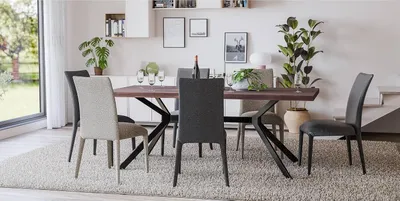 Produktbild von Tischbeine Cascada I Tischgestell für DIY-Projekte I Pulverbeschichteter Stahl in Schwarz, Größe M
