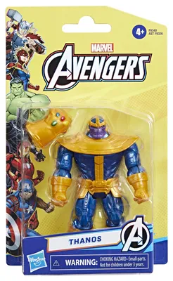 Produktbild von Marvel Avengers Epic Hero Series Thanos Deluxe, 4 Jahr(e), Blau, Gelb