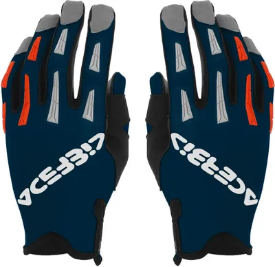 Produktbild von ACERBIS MX X-P 2.0 Dunkelblaue Motocross-Handschuhe größe S
