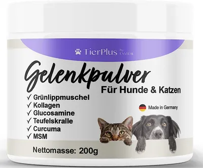 Zdjęcie produktu dla TierPlus proszek na stawy dla psów i kotów z omułkiem zielonowargowym od EXVital