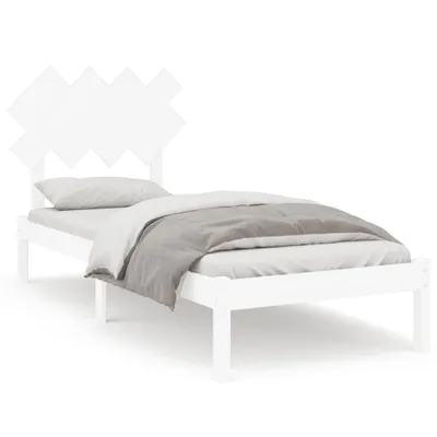Obrázek produktu pro vidaXL Postel z masivu bílá 90x190 cm