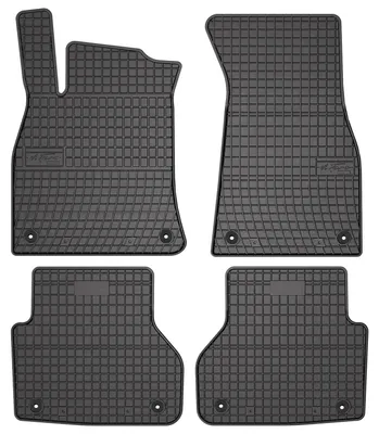 Zdjęcie produktu dla Dywaniki gumowe do Audi A6 C8 2018- (van/kombi/sedan) – 4 szt., czarne, dopasowane – Wielganizator SolidPRO