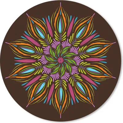 Produktbild von MuchoWow® Mauspad Mousepad Mandala - Gestaltung - Bohème 20x20 cm - Mousepads - Maus Mat - Pad - Mausunterlage - Schreibtischmatte