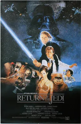 Produktbild von Star Wars Poster Return of the Jedi Style B + Geschenkverpackung. Verschenkfertig!