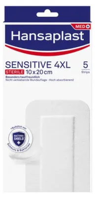 Produktbild von Hansaplast Sensitive Wundverband steril 10x20 cm 5 St