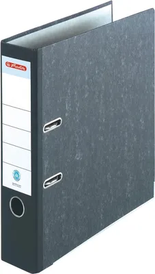 Produktbild von Ordner A4 maX.file nature Wolkenmarmor 80mm schwarz Packung mit 20 Stück