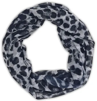 Produktbild von styleBREAKER Damen Loop Schlauchschal mit Leoparden Muster | Leichter Sommerschal aus Viskose | Halstuch für Frühling und Sommer - Weich und Luftig