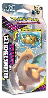 Zdjęcie produktu dla Seria Słońce i Księżyc 11 – Sojusz Podobnych – 1 tematyczna talia Pokemonów – Dragoran – niemiecki
