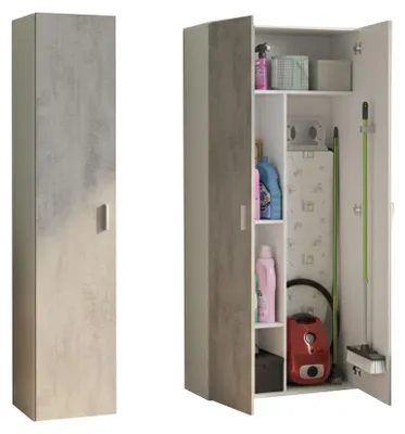Produktbild von Valdaora - Großer Mehrzweckschrank, 121x182h cm Weiß, Modular