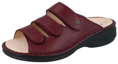 Produktbild von FINN COMFORT Hellas Damen Pantolette rot bordo Glattleder - Größe: 41