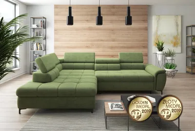 Immagine prodotto di Divano ad angolo Divano a L Divano design imbottito Divano letto tessile Funzione letto tessile