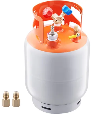 Produktbild von SucceBuy Rückgewinnungstank für Kältemittel mit 30 lbs Kapazität, AC-Rückgewinnungstank mit 1/4 bis 1/2 Adapter, geeignet für HVAC-Systeme und verschiedene Kältemittel