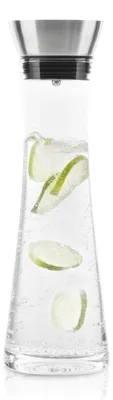 Produktbild von Wasserkaraffe aus Glas, 1 Liter mit praktischem Ausgießer