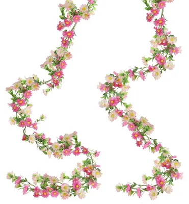 Immagine prodotto di Ghirlande artificiali di fiori di ciliegio, confezione da 2, lunghezza 2,1 metri