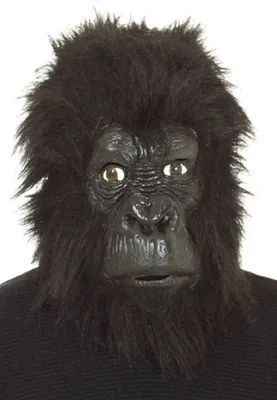 Produktbild von O40331.00 schwarz Affe Affen Gorilla Uberziehmaske Maske Einheitsgröße