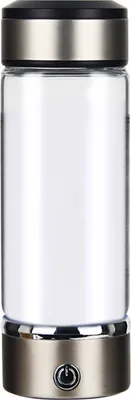 A product shot of a hydrogen water ionizer bottle.