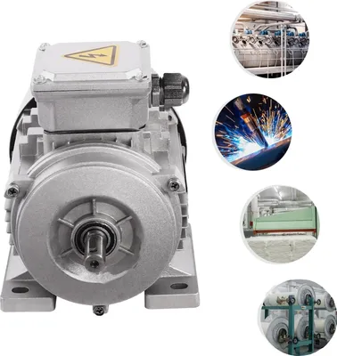 Produktbild von Asynchronmotor, Kupferwicklung, Aluminiumgehäuse, 10rpm